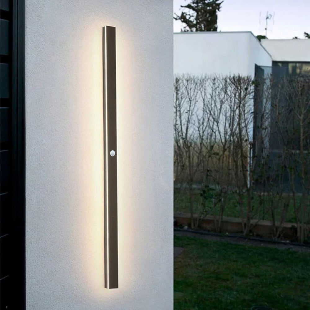 Ray Moderne Linear Außenwandleuchte Metall Acryl Garten Flur – Bild 10 von 15