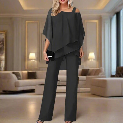 Luxus-Chiffon-Set für elegante Abende – Bild 4 von 8