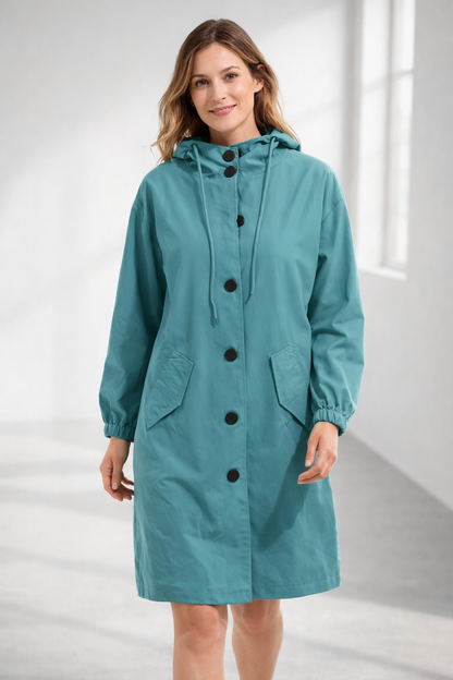 Damen Langjacke mit Kapuze – Bild 10 von 18