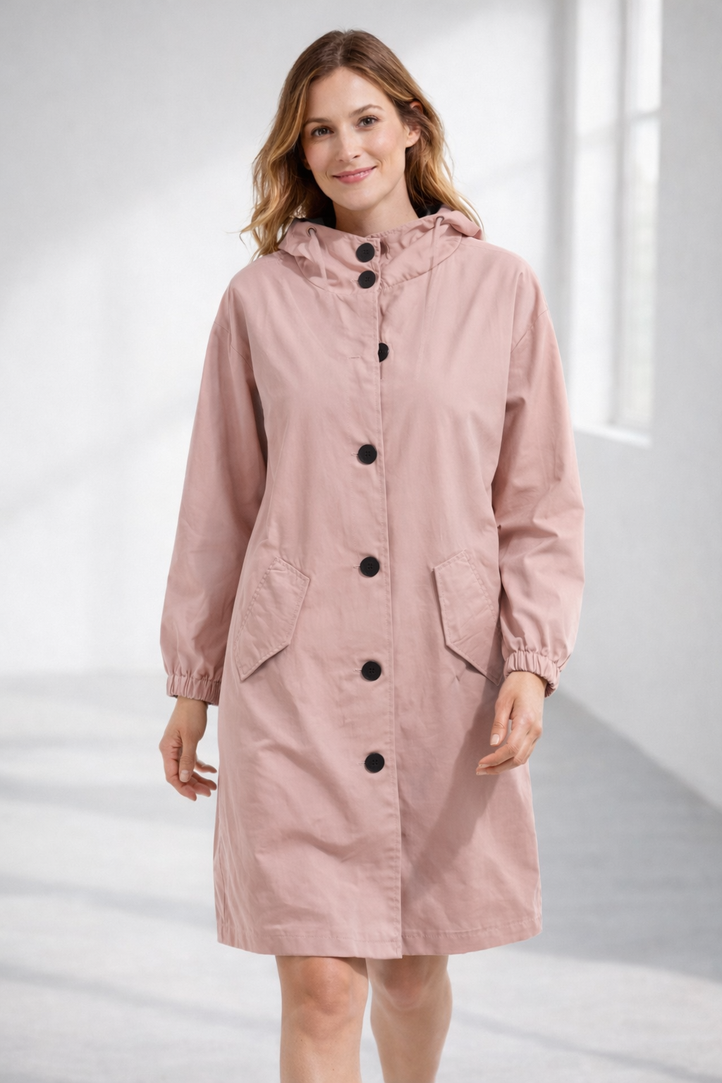 Damen Langjacke mit Kapuze – Bild 11 von 18