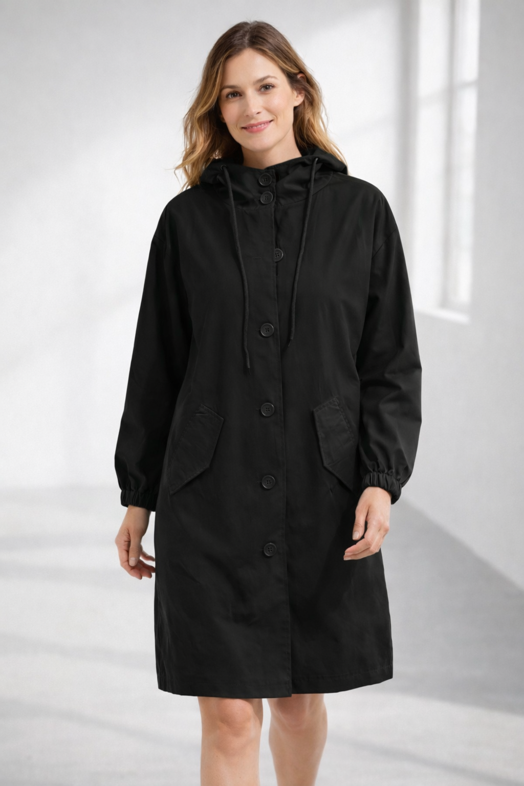 Damen Langjacke mit Kapuze – Bild 13 von 18
