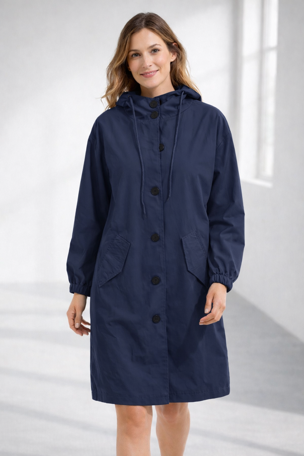 Damen Langjacke mit Kapuze – Bild 15 von 18