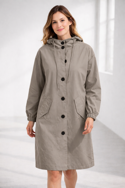 Damen Langjacke mit Kapuze – Bild 18 von 18