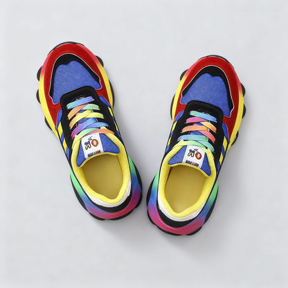 Damen Orthopädische Schuhe – Regenbogen, Ultraleicht, Stoßdämpfend, Fußgewölbestütze, Weite Zehenbox – Bild 5 von 7