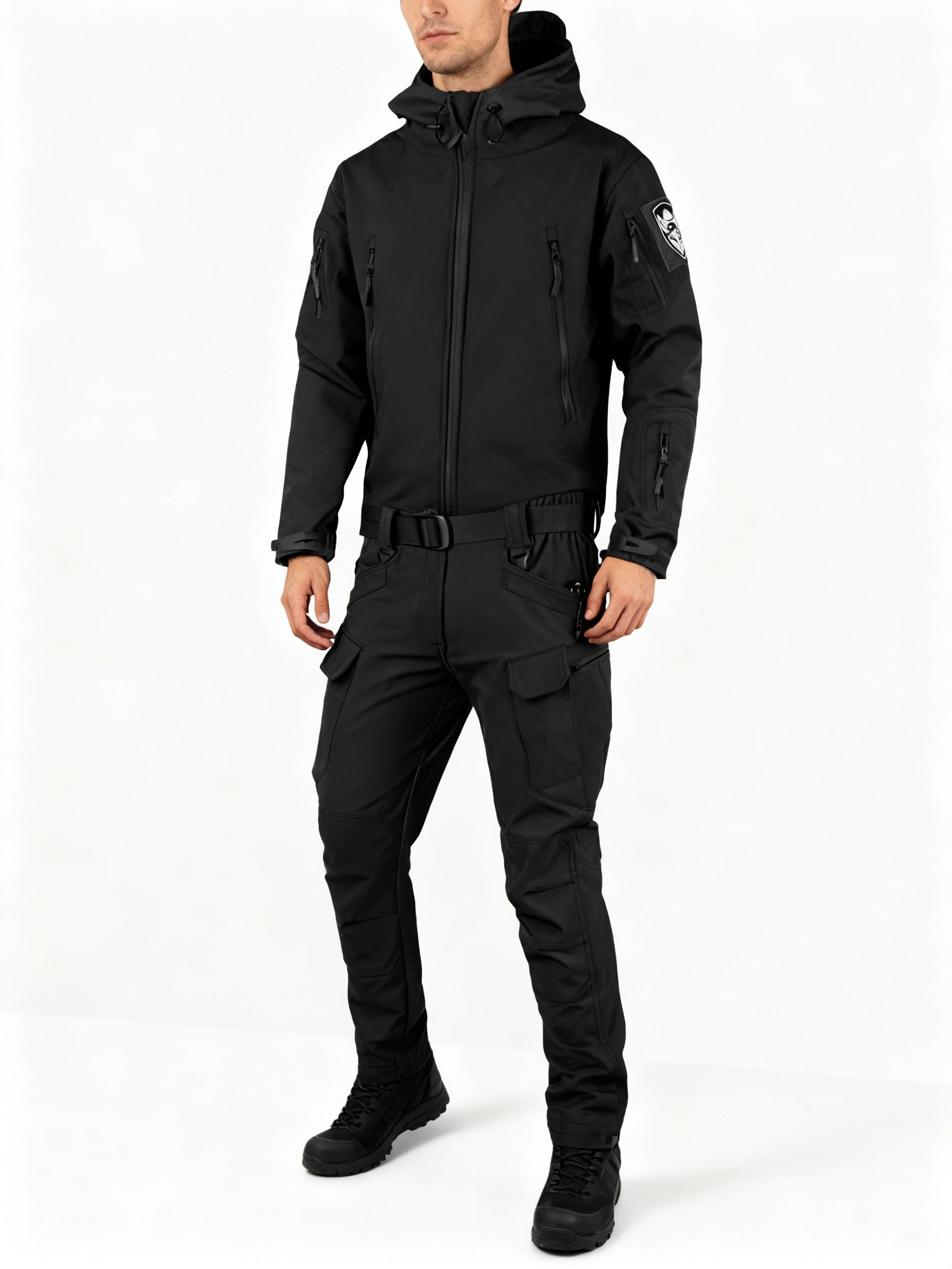 Herren multifunktionale Jacke mit Fleece-Innenfutter und Reißverschluss – Heidi-Mode – Bild 8 von 13