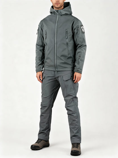 Herren multifunktionale Jacke mit Fleece-Innenfutter und Reißverschluss – Heidi-Mode – Bild 7 von 13