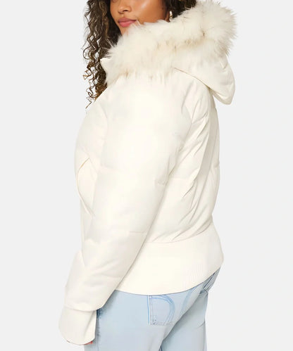 Damen Gesteppt Winterjacke mit Warm & Abnehmbarer Kapuze – Bild 7 von 20