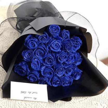 AMORÉVIA EVERBLOOM – Künstliche Glitzerrose für Romantik & Wohnkultur – Bild 2 von 5
