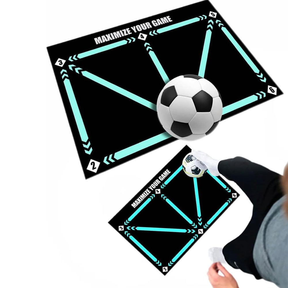 Fußball-Trainingsmatte – Rutschfeste Oberfläche für perfekte Ballkontrolle – 90×60 cm – Bild 6 von 9