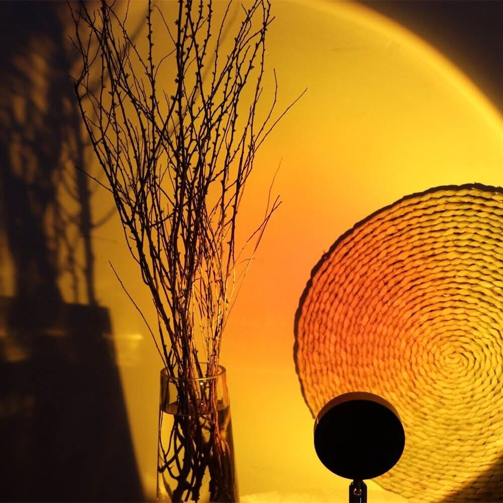 GOLDEN GLOW – Sunset Lampe für stimmungsvolles Licht & goldene Entspannung – Bild 4 von 8