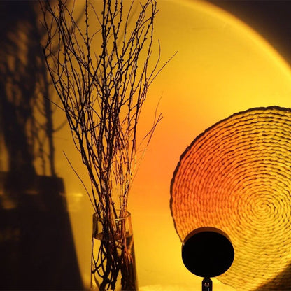 GOLDEN GLOW – Sunset Lampe für stimmungsvolles Licht & goldene Entspannung – Bild 4 von 8