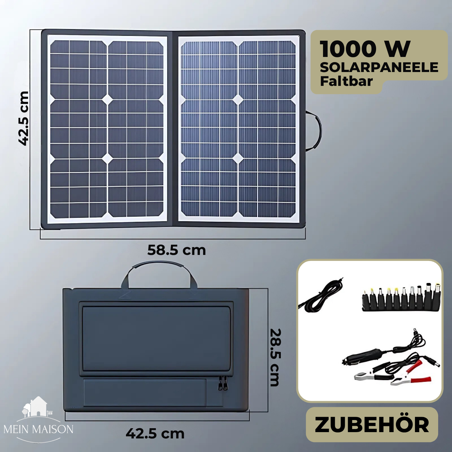 SolaraX 1000W Faltbares Solarpanel Kit – Bild 5 von 8