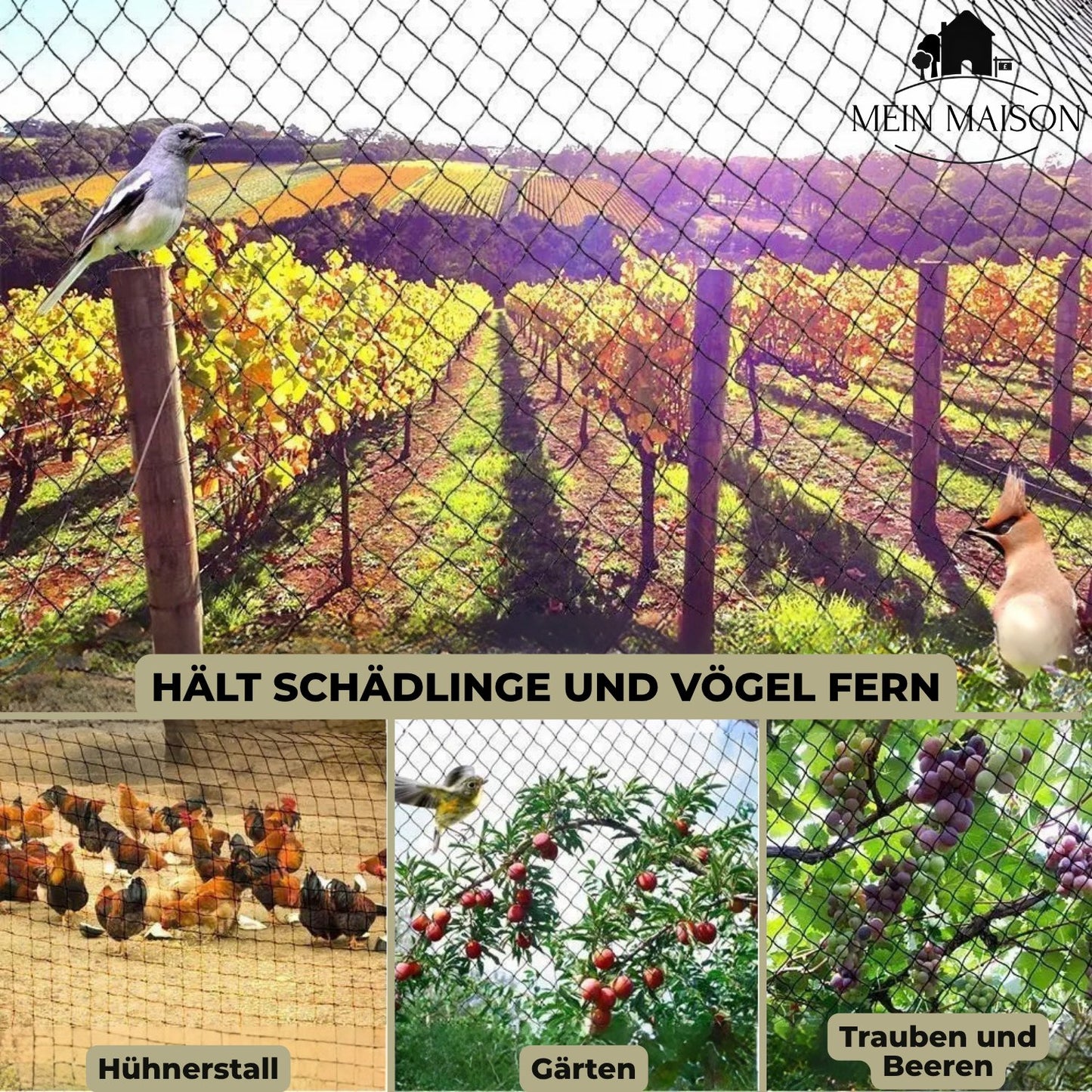 AgriNet Pro Gartennetz – Bild 5 von 7