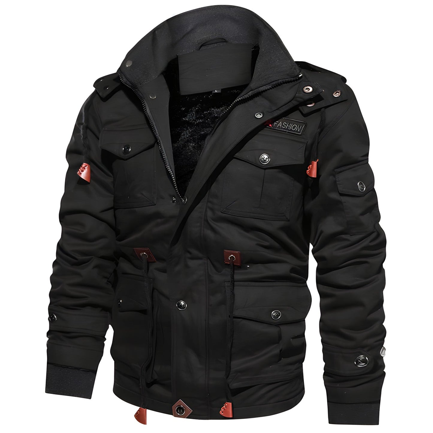 Militärjacke mit mehreren Taschen – Bild 5 von 13