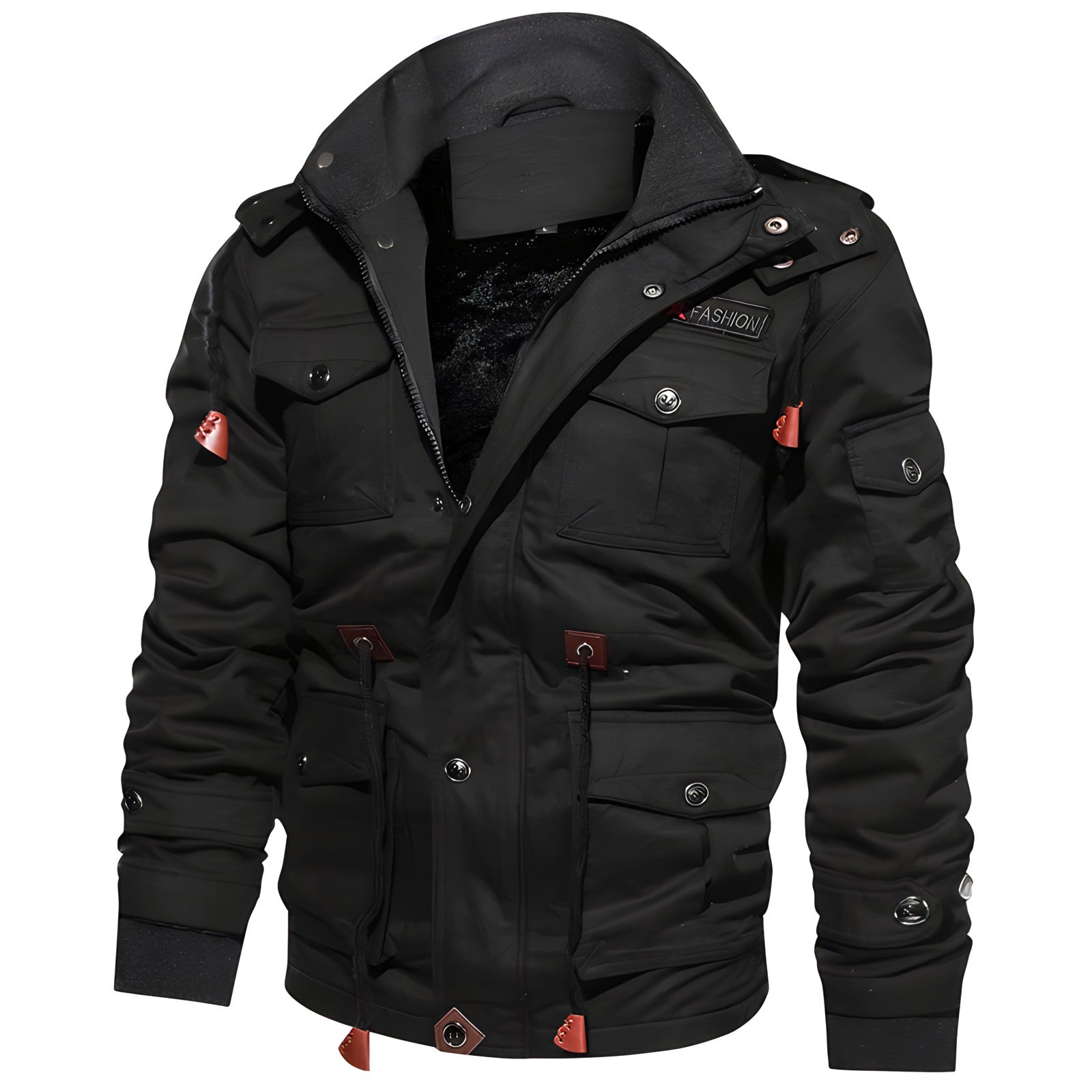 Militärjacke mit mehreren Taschen – Bild 5 von 13