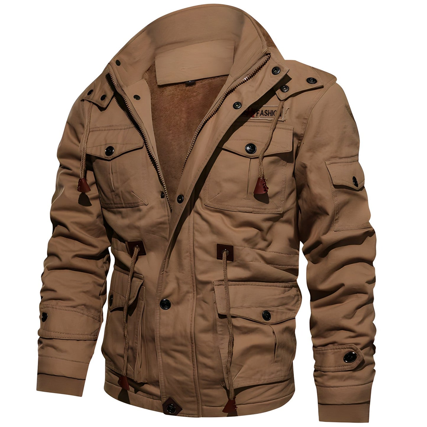 Militärjacke mit mehreren Taschen – Bild 3 von 13