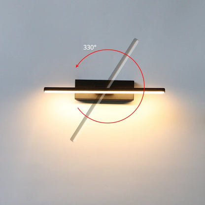 AuroLite Verstellbare LED-Wandleuchte| 330° Schwenkbar| Modernes Design für Schlafzimmer & Wohnzimmer| Aluminium – Wandleucht