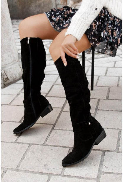 Warme Wildlederstiefel - Gemütliche Winterschuhe – Bild 10 von 13
