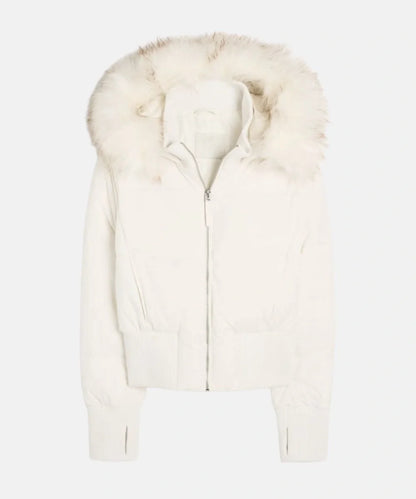 Damen Gesteppt Winterjacke mit Warm & Abnehmbarer Kapuze – Bild 9 von 20
