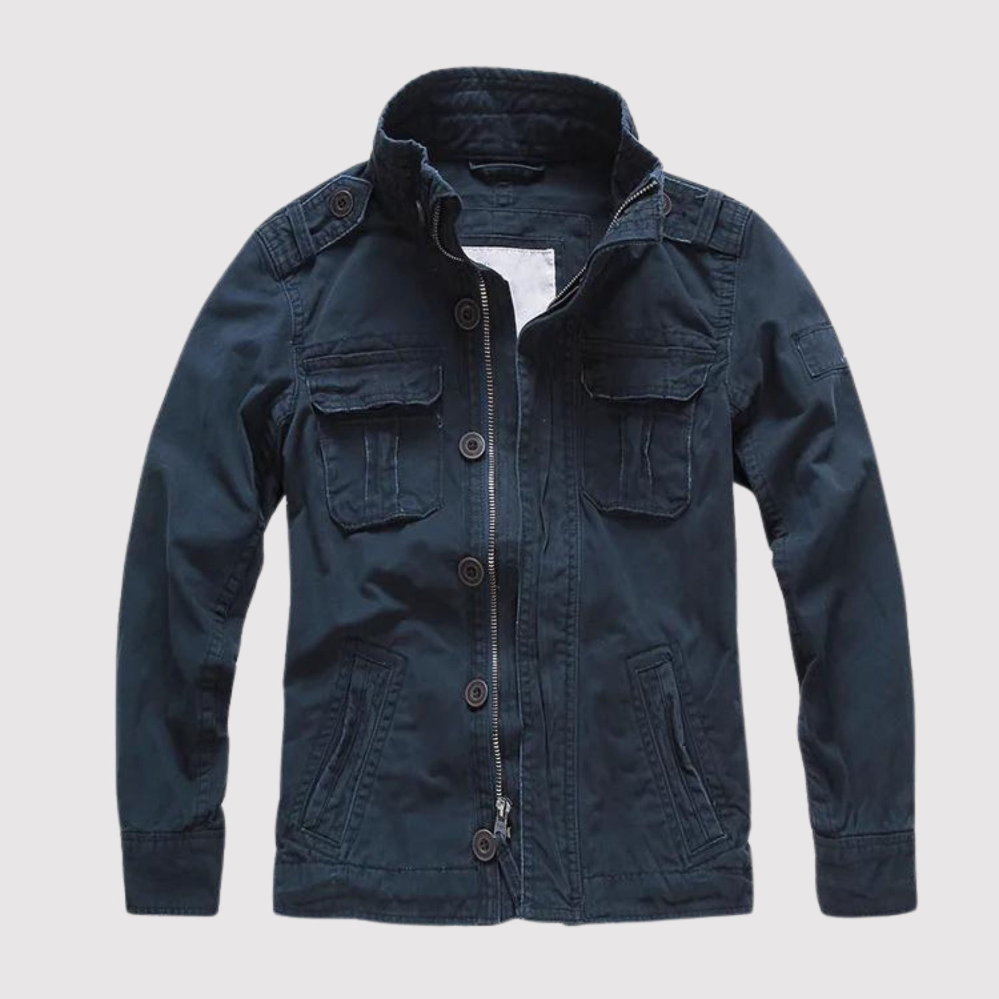 Jeansjacke im Retro-Stil mit mehreren Taschen – Klassischer und zeitloser Stil – Bild 2 von 6