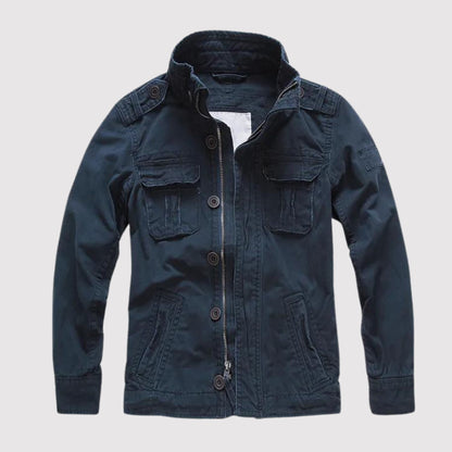 Jeansjacke im Retro-Stil mit mehreren Taschen – Klassischer und zeitloser Stil – Bild 2 von 6