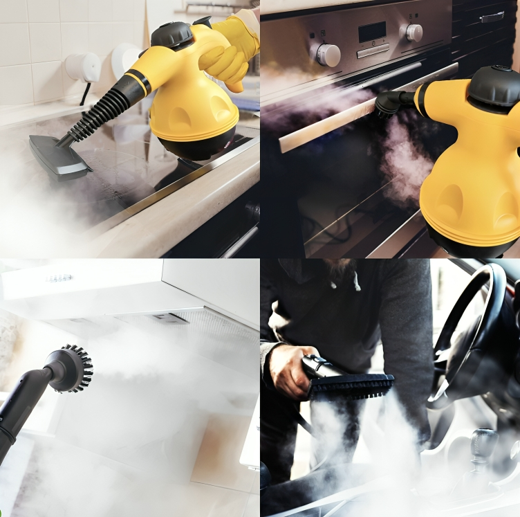 Multifunktionaler Dampfreiniger – 8 Zubehörteile inklusive für eine effektive Reinigung – Bild 2 von 2