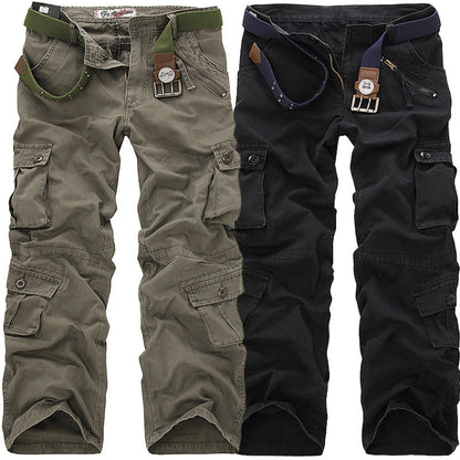 Herren Cargo-Hose mit elastischem Bund und vielseitigen Taschen – Bild 2 von 12