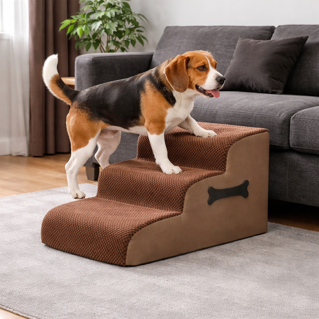 Olli – Komfortable Hundetreppe mit sanfter Rampe