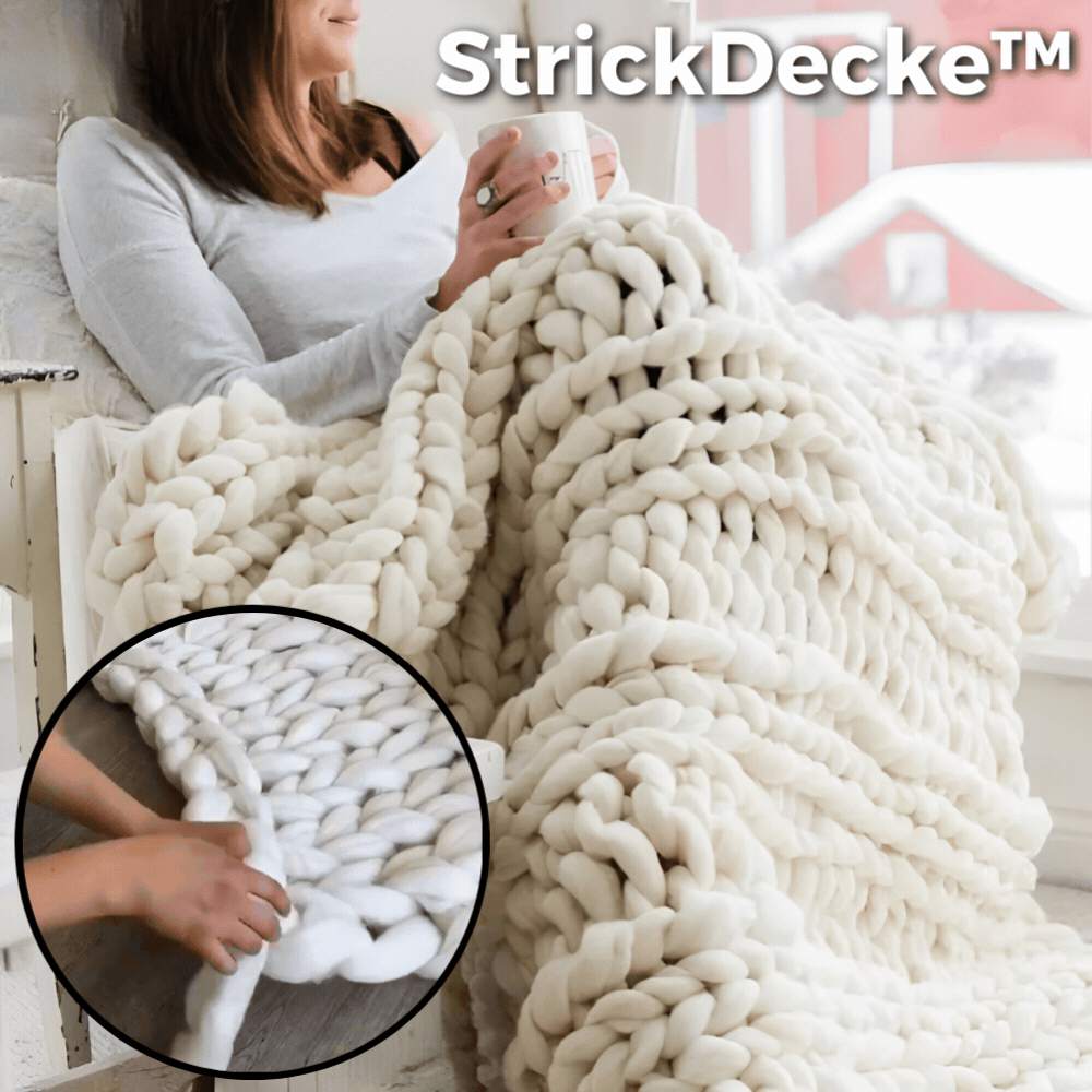 StrickDecke- Stricken Sie Ihre eigene Decke! – Heimtextilien