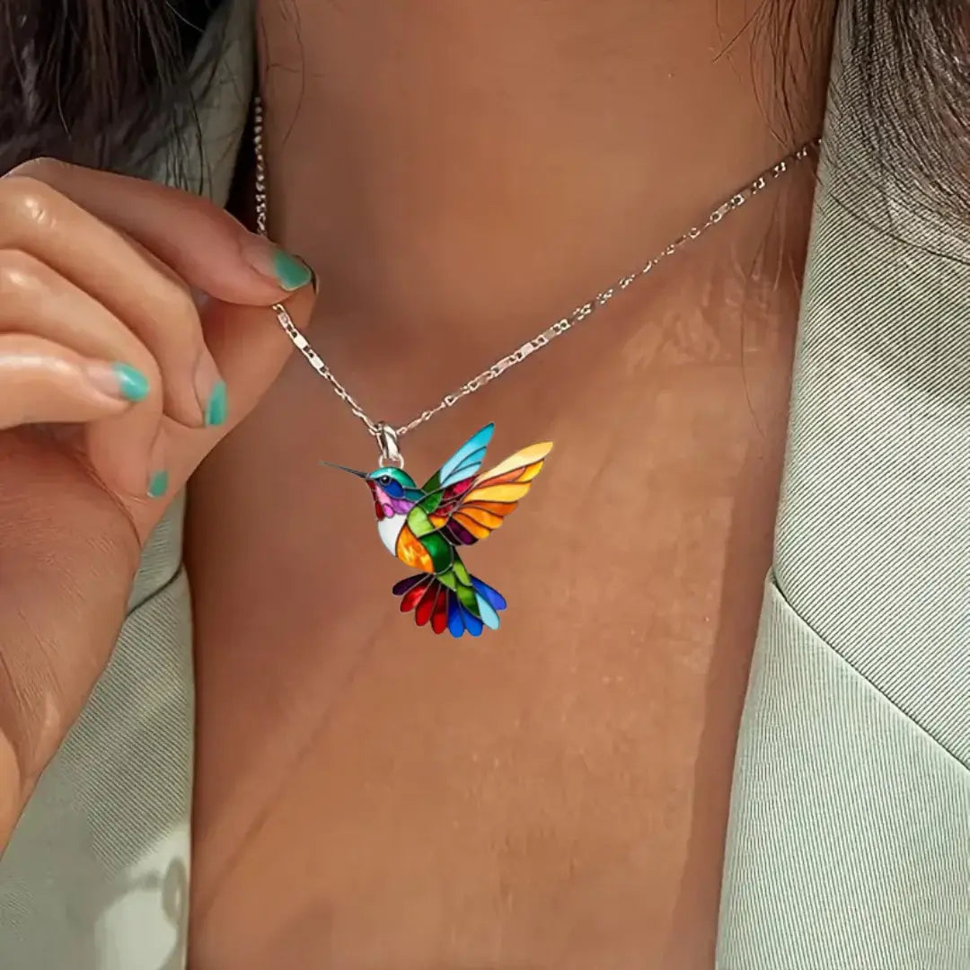 Elegan™ Kolibri-Halskette: Ein Symbol für Freiheit und Erneuerung – Bild 5 von 7