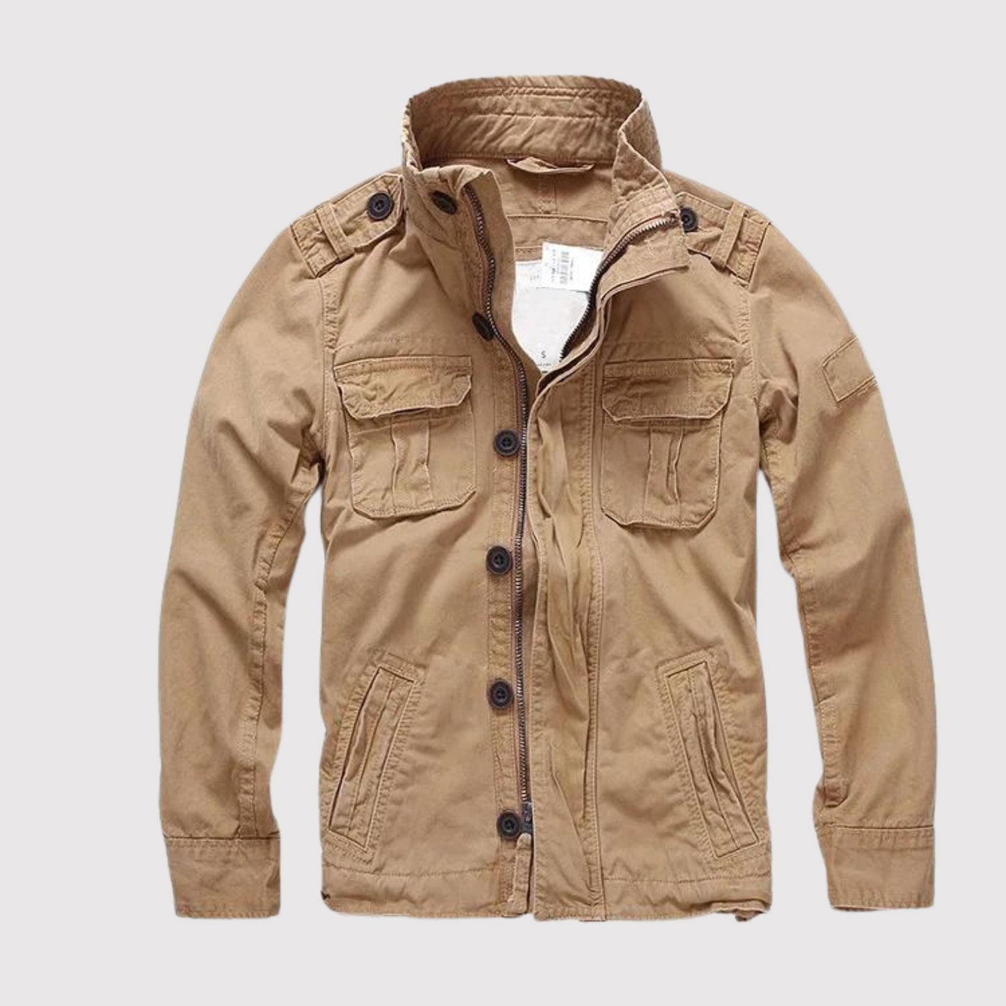 Jeansjacke im Retro-Stil mit mehreren Taschen – Klassischer und zeitloser Stil – Bild 3 von 6