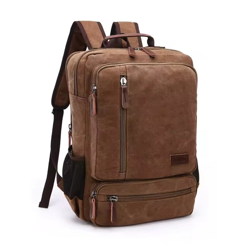 Thalen – Robuster Vintage Canvas-Rucksack für Laptops