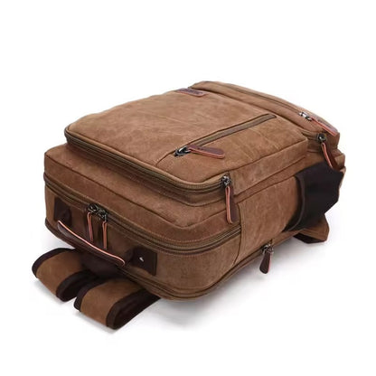 Thalen – Robuster Vintage Canvas-Rucksack für Laptops