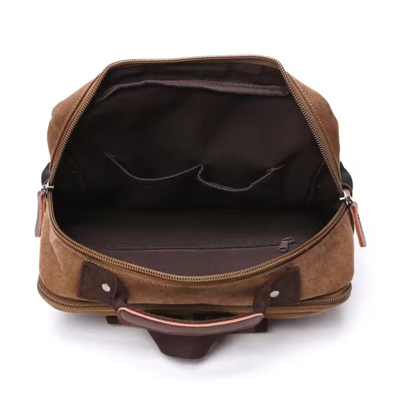 Thalen – Robuster Vintage Canvas-Rucksack für Laptops