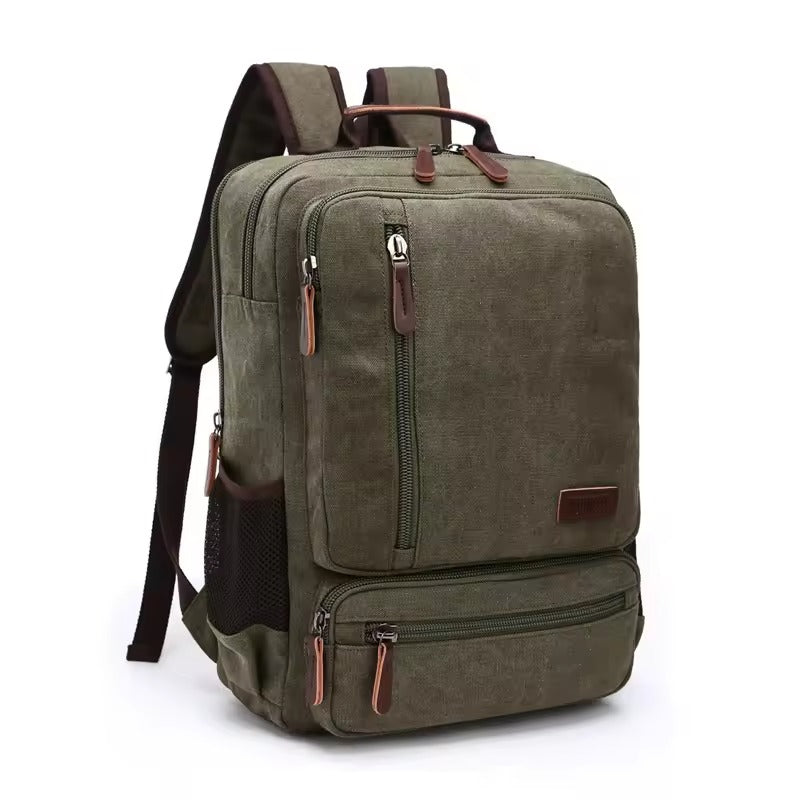 Thalen – Robuster Vintage Canvas-Rucksack für Laptops