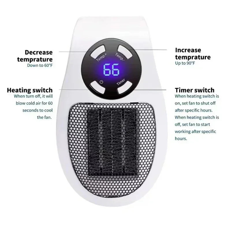 ThermoEase 350W Kompakt-Heizgerät – Bild 6 von 7