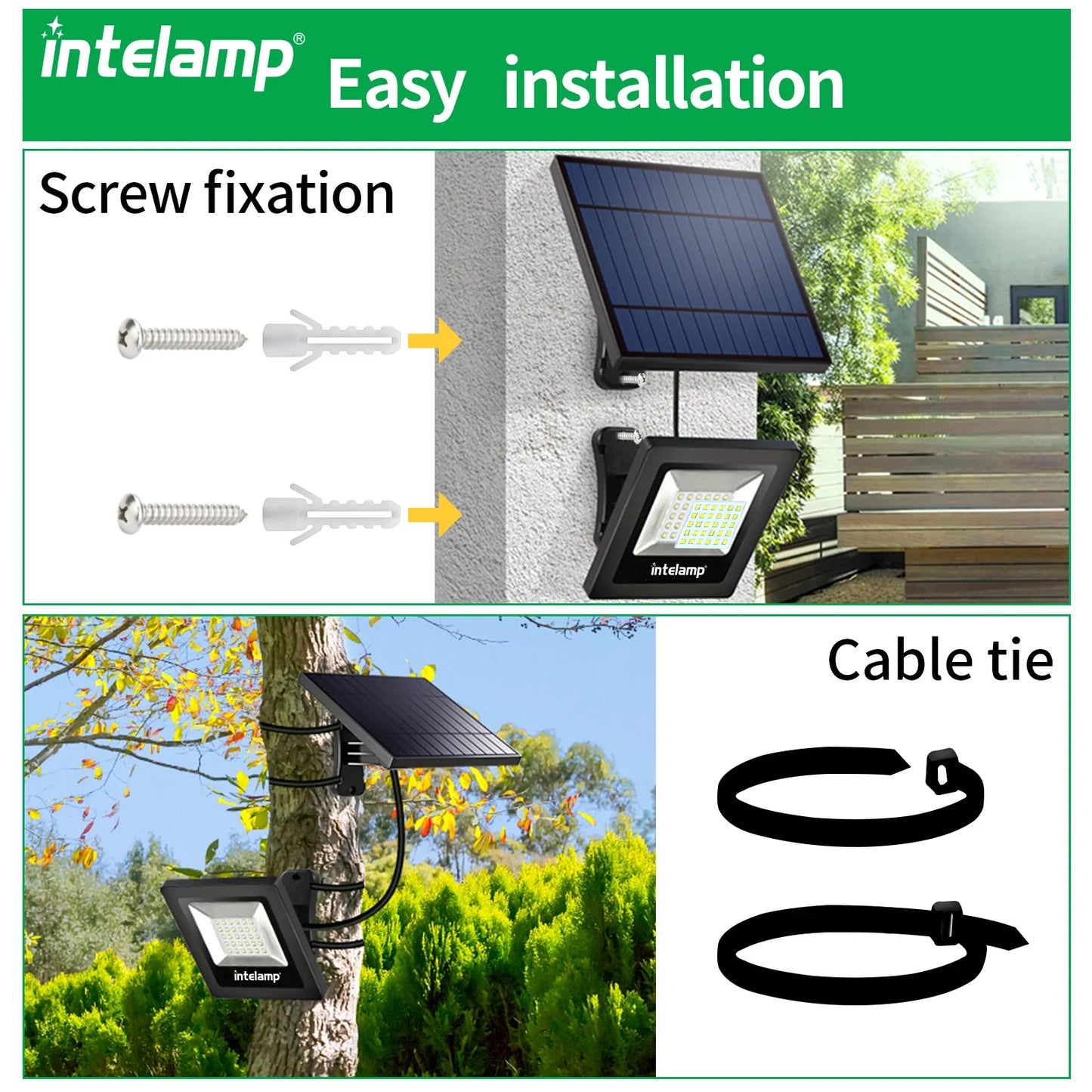 Solar LED Sicherheitsstrahler LumiSecure Duo – Bild 4 von 6