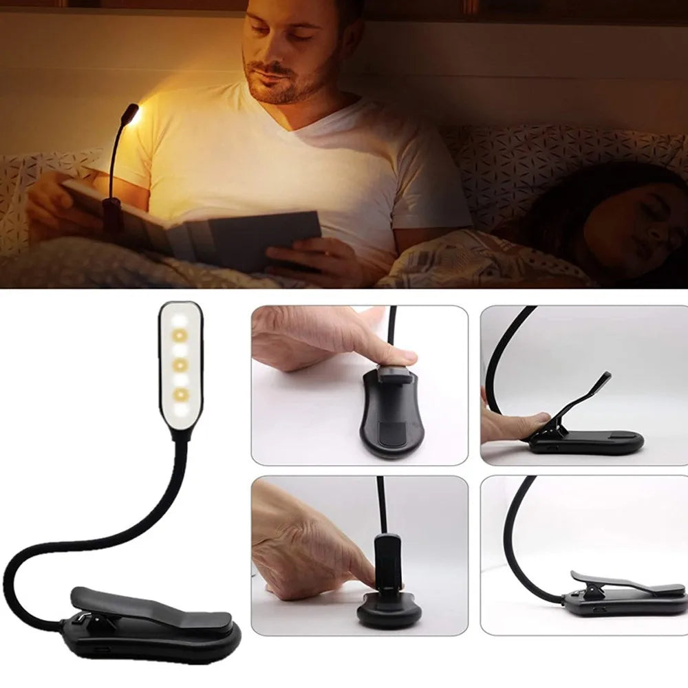 LumiLeaf 7 LED Leselampe – Bild 3 von 8