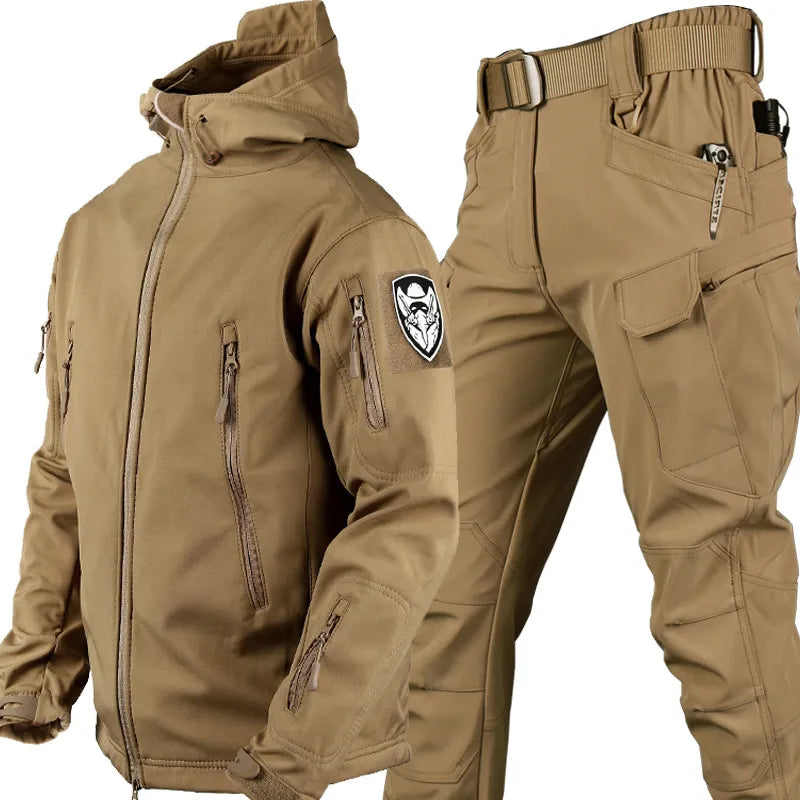 Herren multifunktionale Jacke mit Fleece-Innenfutter und Reißverschluss – Heidi-Mode – Bild 12 von 13