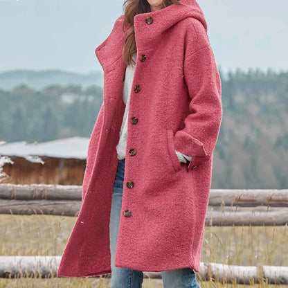 Eleganter Dicker Wintermantel Für Damen (Neueste Kollektion) – Bild 5 von 5