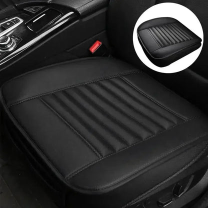 Autositzauflage DriveLuxe| Atmungsaktive PU-Leder Sitzauflage| Rutschfest & Komfortabel| Für alle Jahreszeiten & Fahrzeugtype