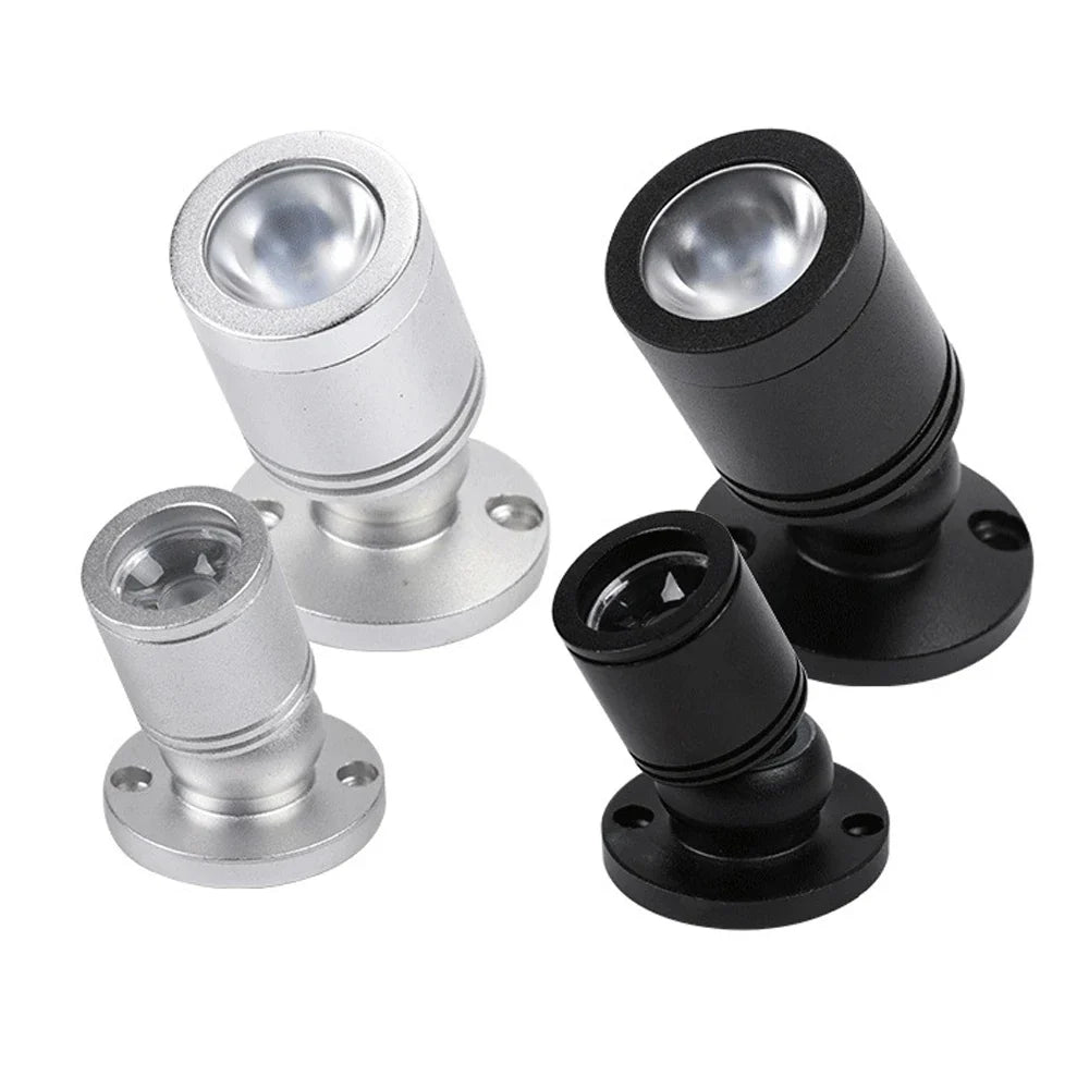 Mini LED Spot LuxoDot| 1W/3W| USB-Spotlicht für Vitrinen & Deko| Warm- & Kaltweiß| Aluminiumgehäuse – Saisonale Dekoration