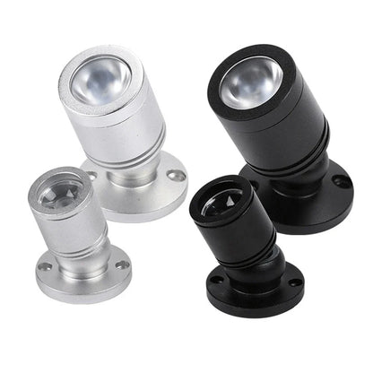 Mini LED Spot LuxoDot| 1W/3W| USB-Spotlicht für Vitrinen & Deko| Warm- & Kaltweiß| Aluminiumgehäuse – Saisonale Dekoration
