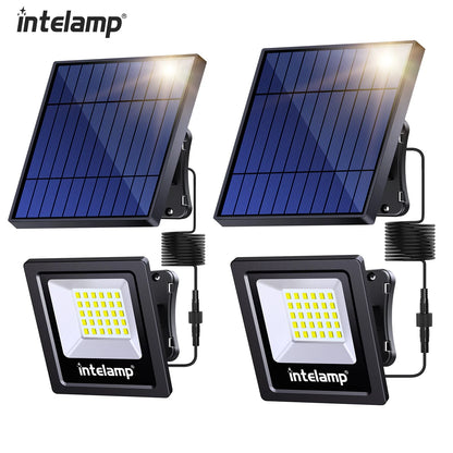 Solar LED Sicherheitsstrahler LumiSecure Duo| 2er-Set| 1200LM Superhell| IP65 Wasserdicht| Garten, Hof & Terrasse – Saisonale