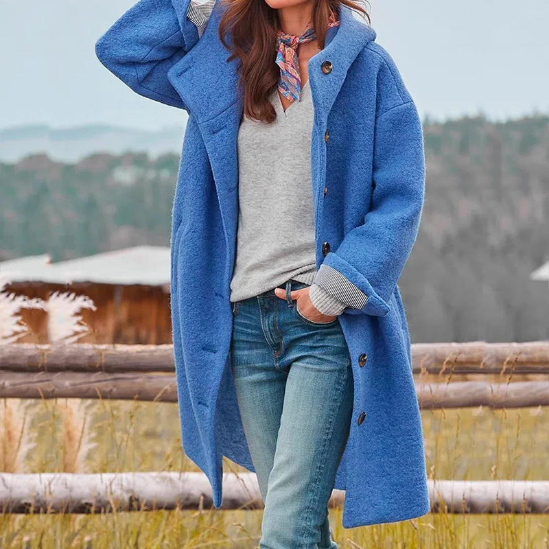 Eleganter Dicker Wintermantel Für Damen (Neueste Kollektion) – Bild 2 von 5
