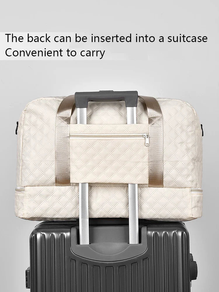 Raumio TravelFlex Leichte Reisetasche mit Rautenmuster – Bild 6 von 17
