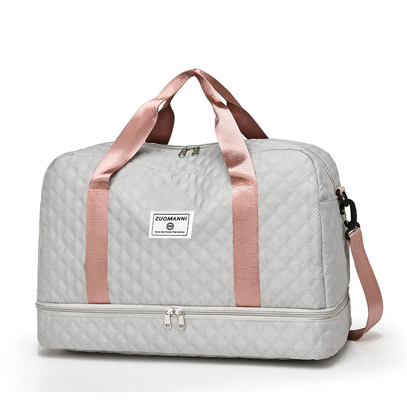Raumio TravelFlex Leichte Reisetasche mit Rautenmuster – Bild 10 von 17