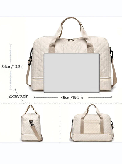 Raumio TravelFlex Leichte Reisetasche mit Rautenmuster – Bild 3 von 17