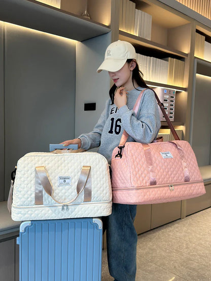 Raumio TravelFlex Leichte Reisetasche mit Rautenmuster – Bild 2 von 17