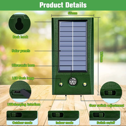 SolarGuardix Ultraschall Vogelvertreiber Solar – Bild 5 von 5